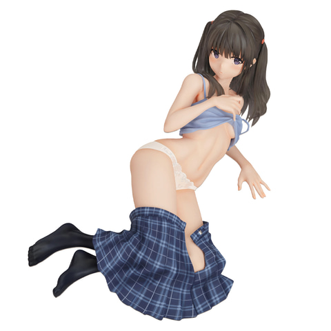 思わずお腹のラインをなぞりたくなる造型。うなさか氏イラスト「細身の