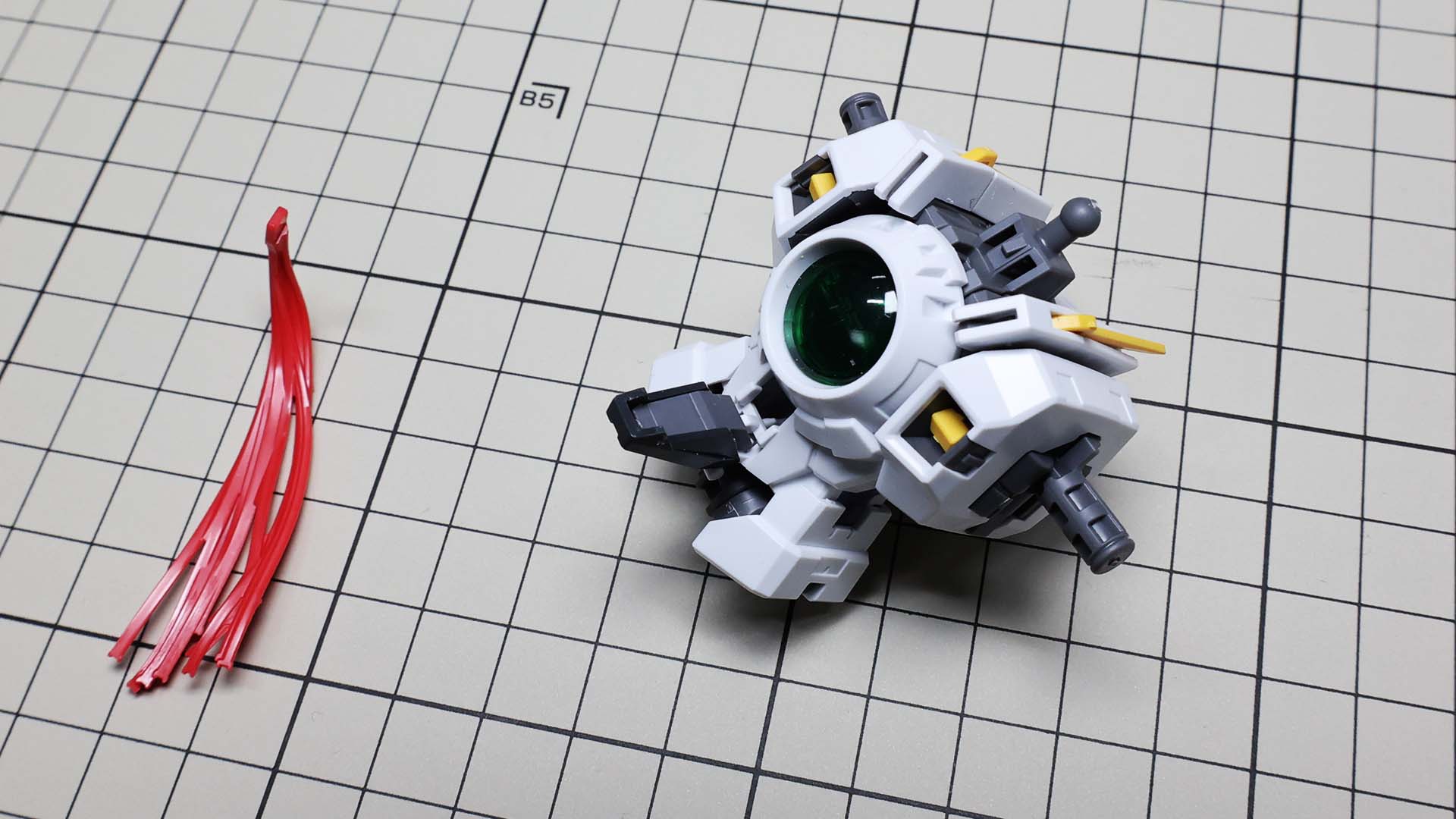 ボディの髪……ケーブルは首から出ています