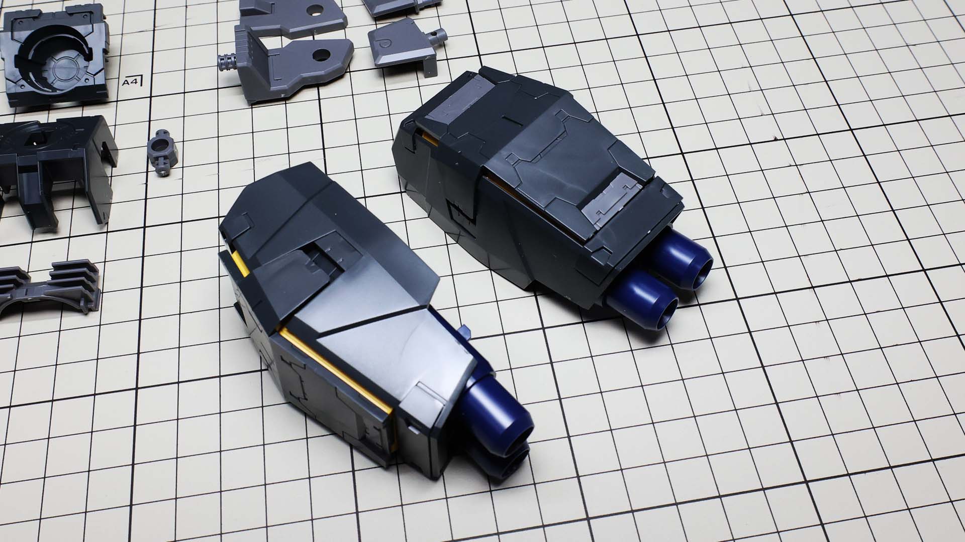 迫力のあるGNキャノンが出来上がります