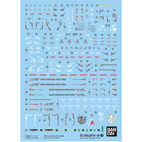 L BUILD ガンダムデカール 自分だけの専用機も作れる!? ガンダムデカール6種が7月10日に