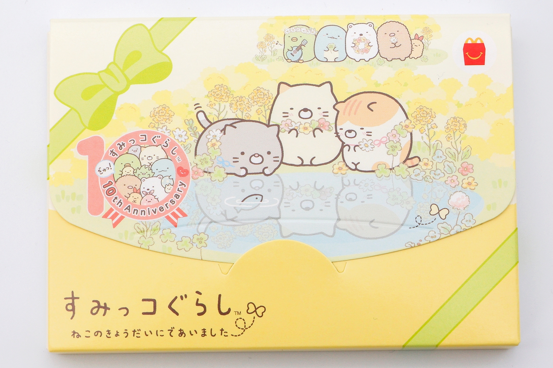 こちらが、パズルが入れられている箱。仲間たちと一緒に池の中を覗いているイラストが描かれている