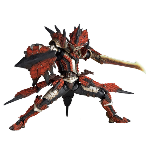 リボルテックヤマグチ　ハンター男剣士　レウスシリーズ　NO.123 リボルテックヤマグチ No.123 モンスターハンター ハンター男