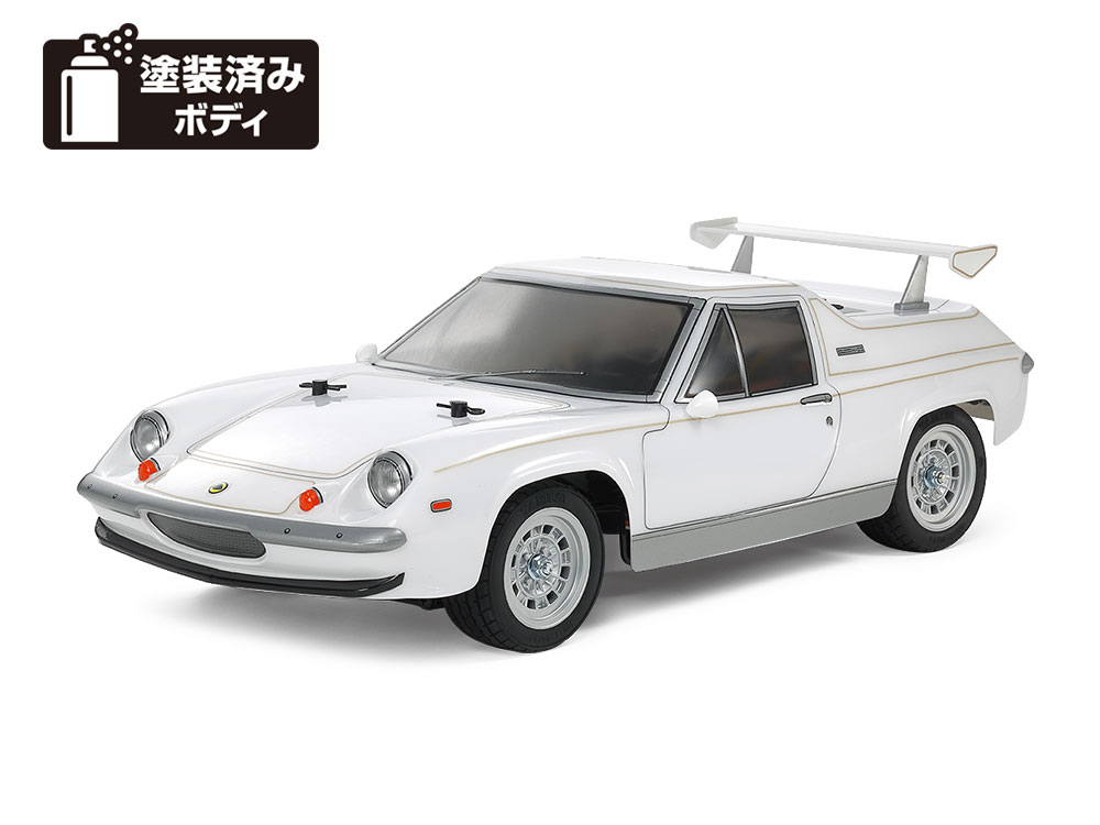 電動RCカーシリーズ No.698「1/10RC ロータス ヨーロッパ スペシャル (M-06シャーシ)」価格：17,380円（税込）発売予定の「ロータス ヨーロッパ スペシャル」もコンパクトツーリングカーでMクラスとなる
