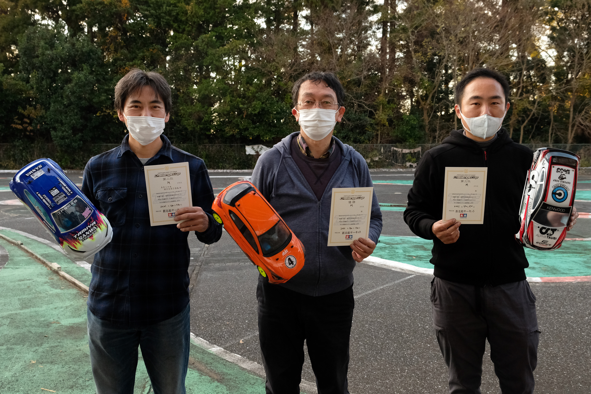 タミチャレM 決勝表彰台