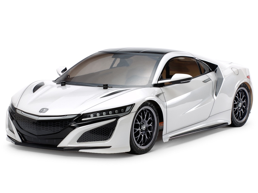 電動RCカーシリーズ No.634 「1/10RC NSX (TT-02シャーシ)」価格：13,200円（税込）。筆者が「タミチャレ ZERO」に参加したマシン