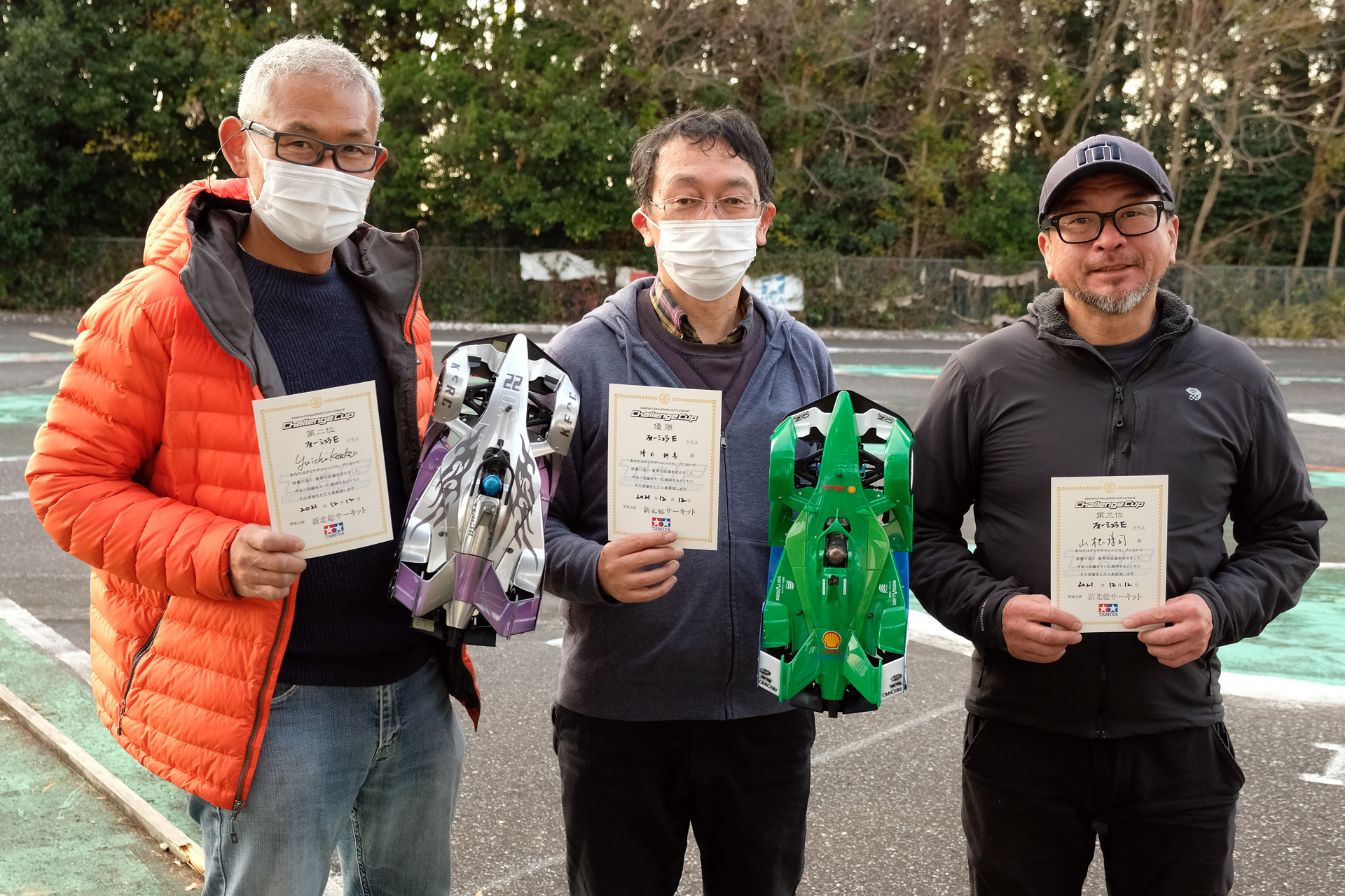 タミチャレFE 決勝表彰台