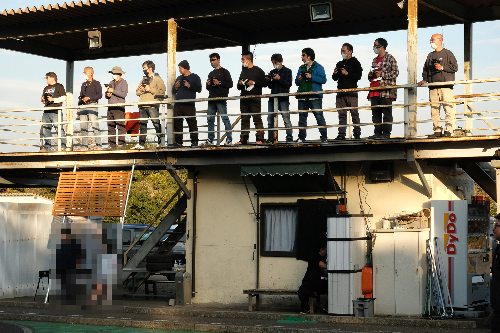 GTクラス決勝の操縦台。過去最多の車両による激戦となった