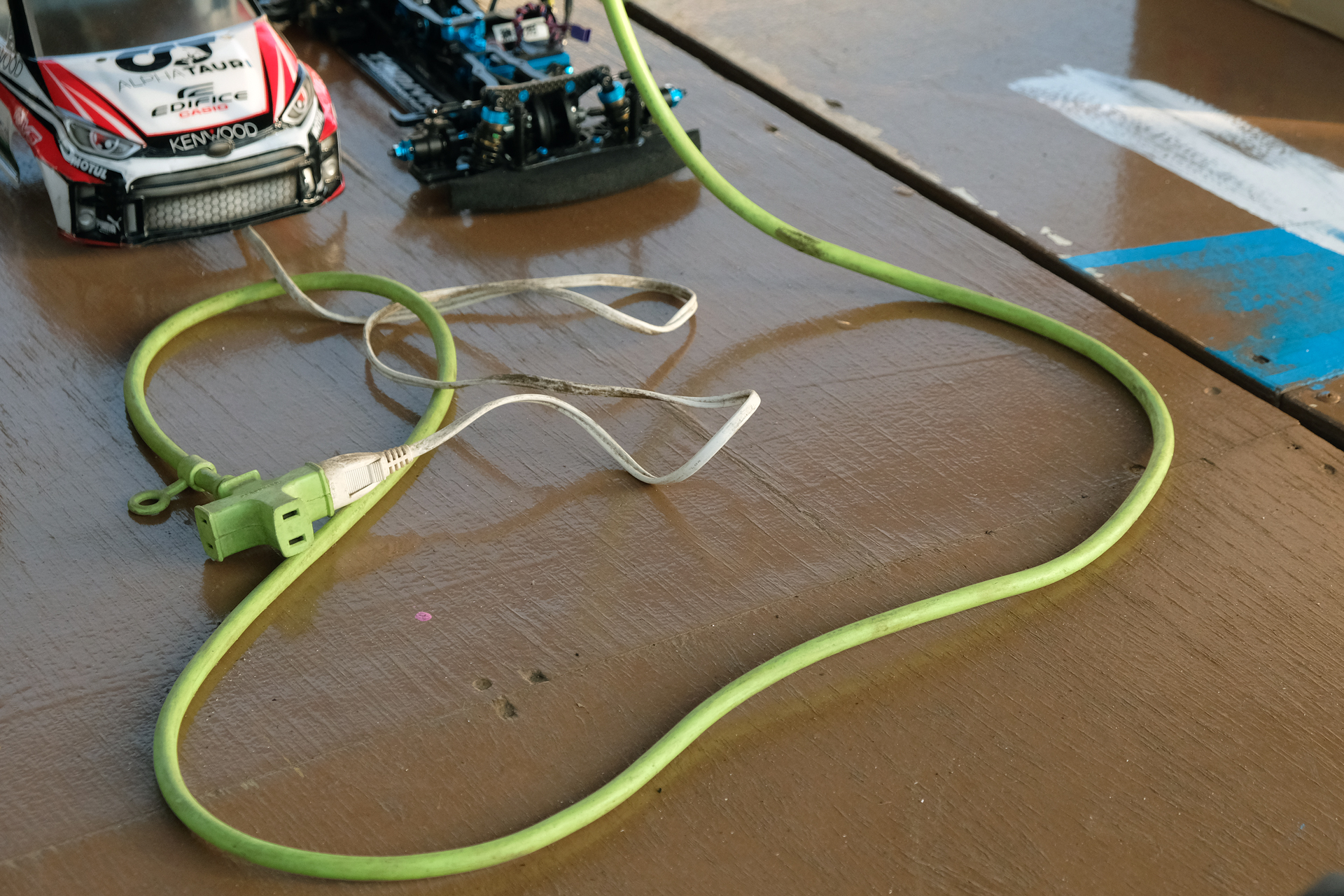 充電に必要なコンセントは完備されているので、当日充電が可能だ