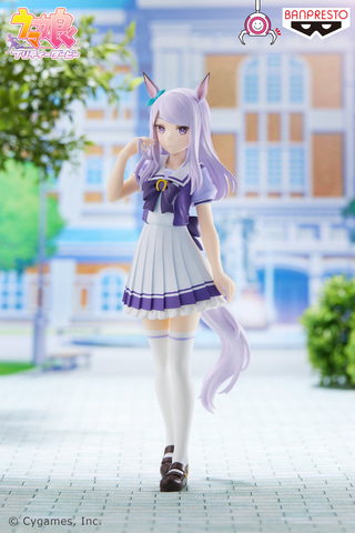 ウマ娘 プリティーダービー フィギュア 7体セット チームスピカ プライズ ウマ娘」のキャラクターたちがプライズフィギュアになって登場