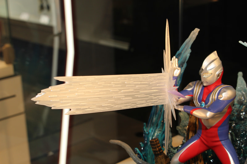 ゼペリオン光線は造形と塗装によって表現されている