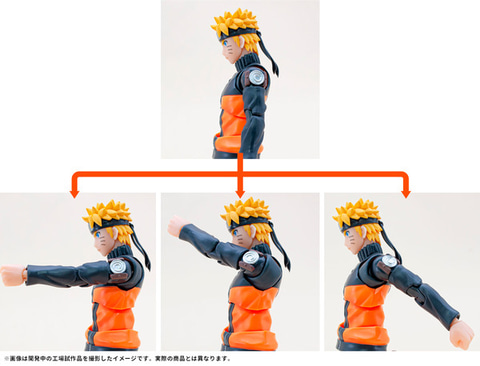 可動域の強化など新しくなった「S.H.Figuarts NARUTO 疾風伝」を紹介