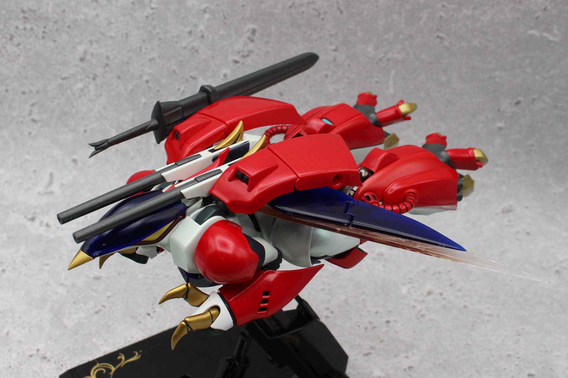 オーラコンバーターをまっすぐにして、根元の関節を伸ばす