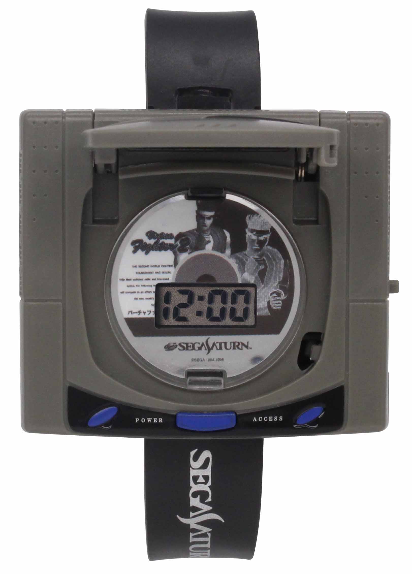 時計盤面は「バーチャファイター2」のディスクをデザイン