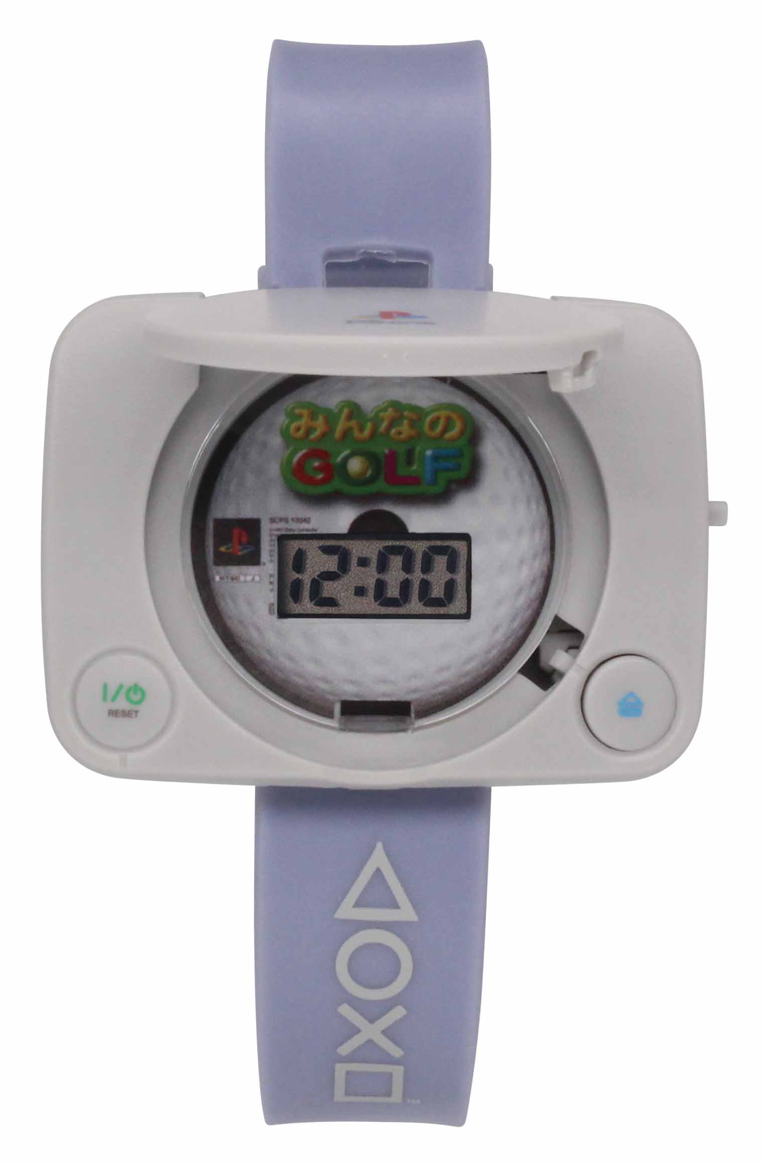 時計盤面は「みんなのGOLF」のディスクをデザイン