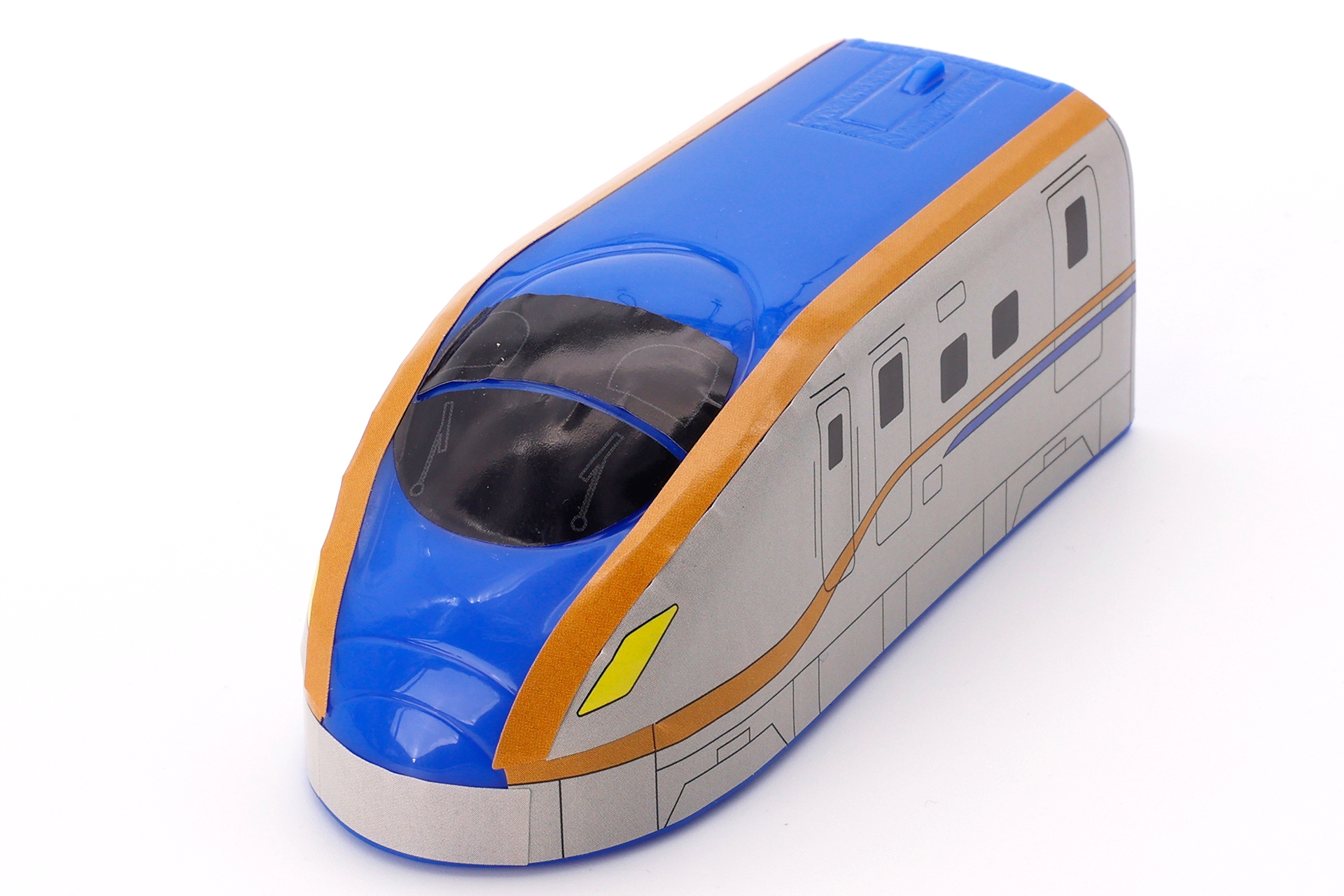 ブルーを基調にしながら、グレーとオレンジのラインという彩りが素晴らしい