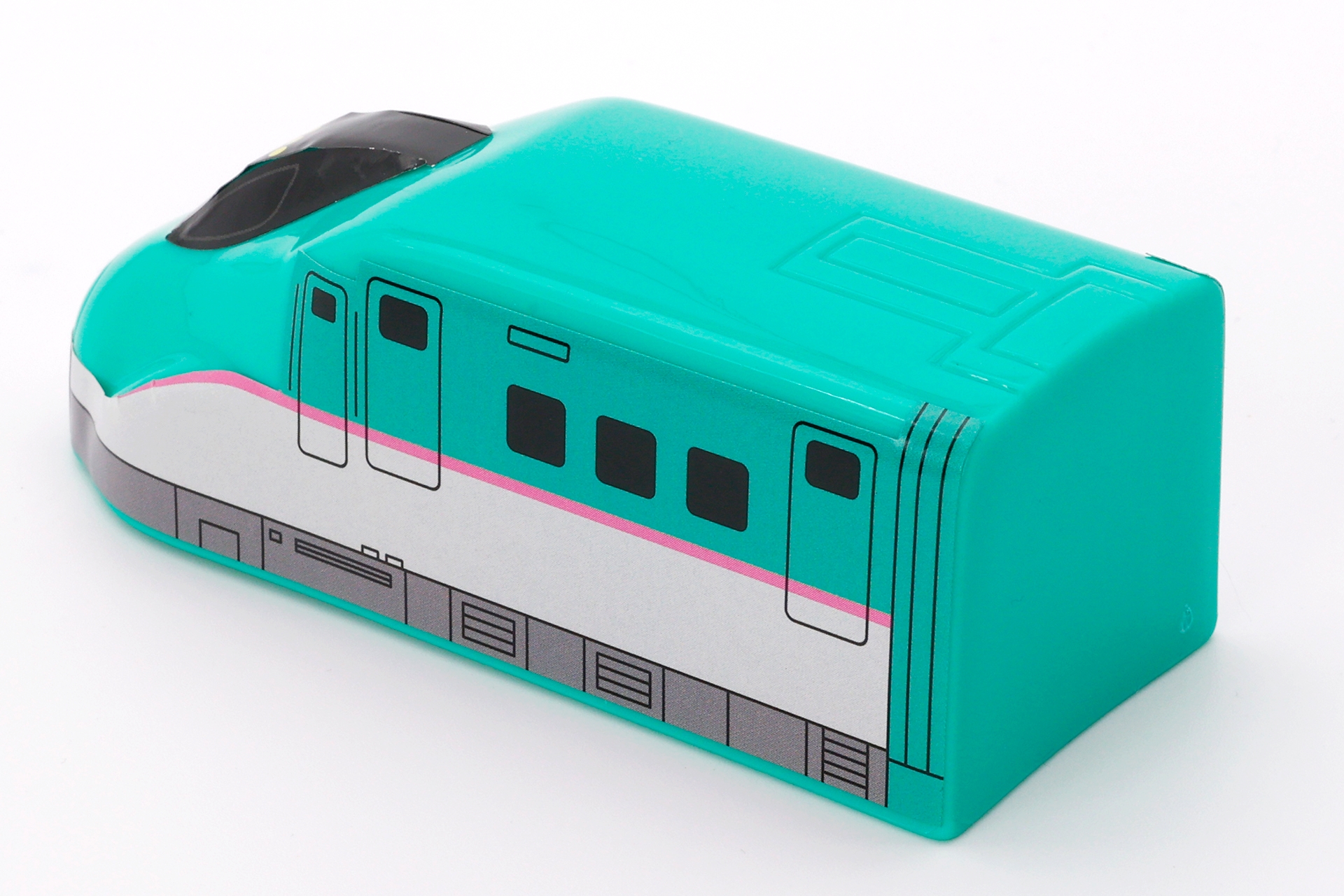 シールとは別に、元々の車両の形状にも線が刻まれている