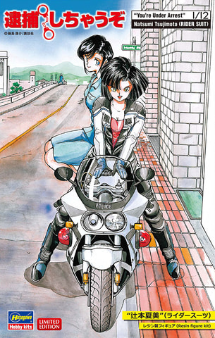 逮捕しちゃうぞ」の女性警官、辻本夏実がライダースーツ姿でレジン