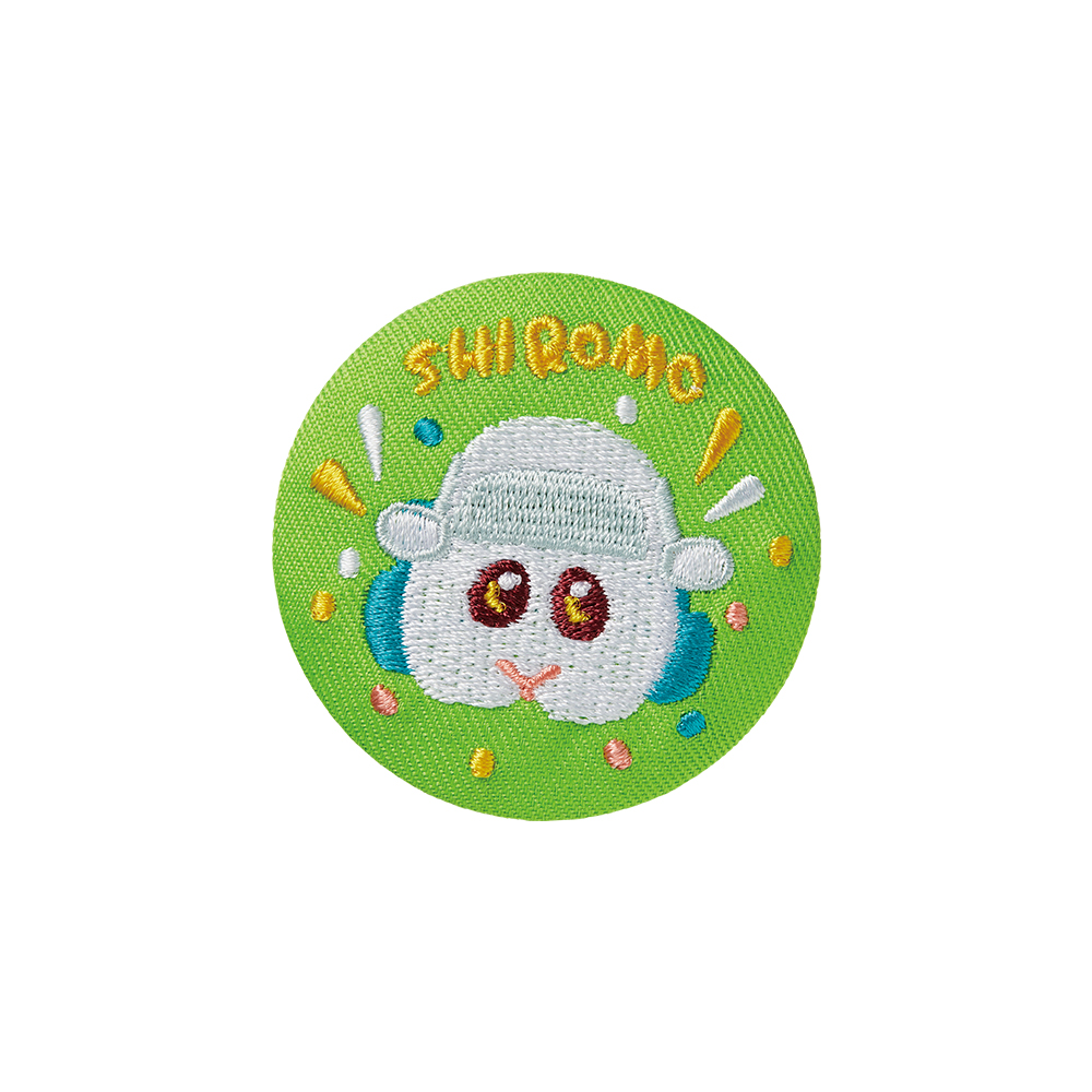 ししゅう缶バッジ（シロモ）