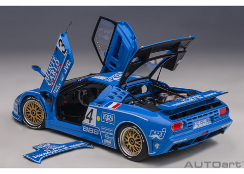 ル・マン24時間レースに参戦した「ブガッティ EB110 SS」のAUTOartダイ