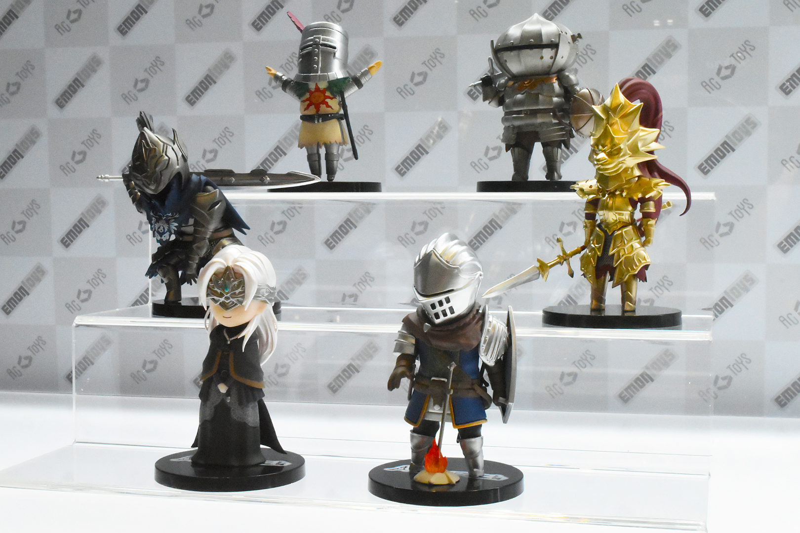 発売中の「DARK SOULS デフォルメフィギュアVol.1」。カッコ良さと可愛さ