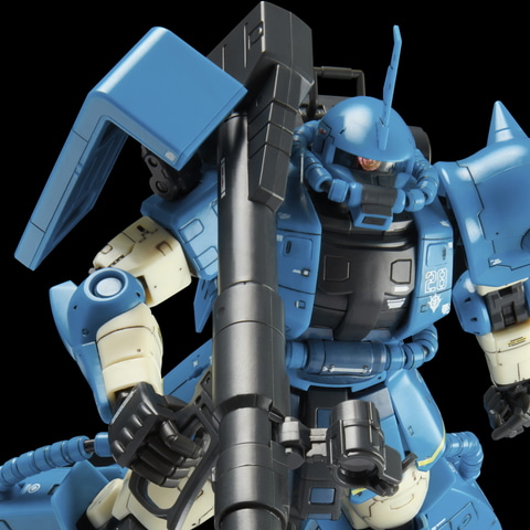青いボディが特徴のガンプラ「RG MS-06R-2 ロバート・ギリアム