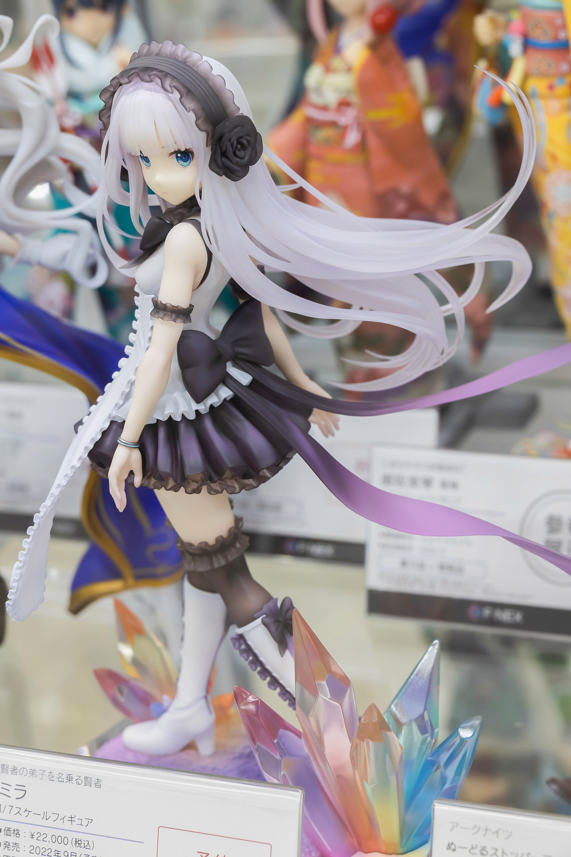 別の角度から見ると、髪のなびいている感じがよくわかる。