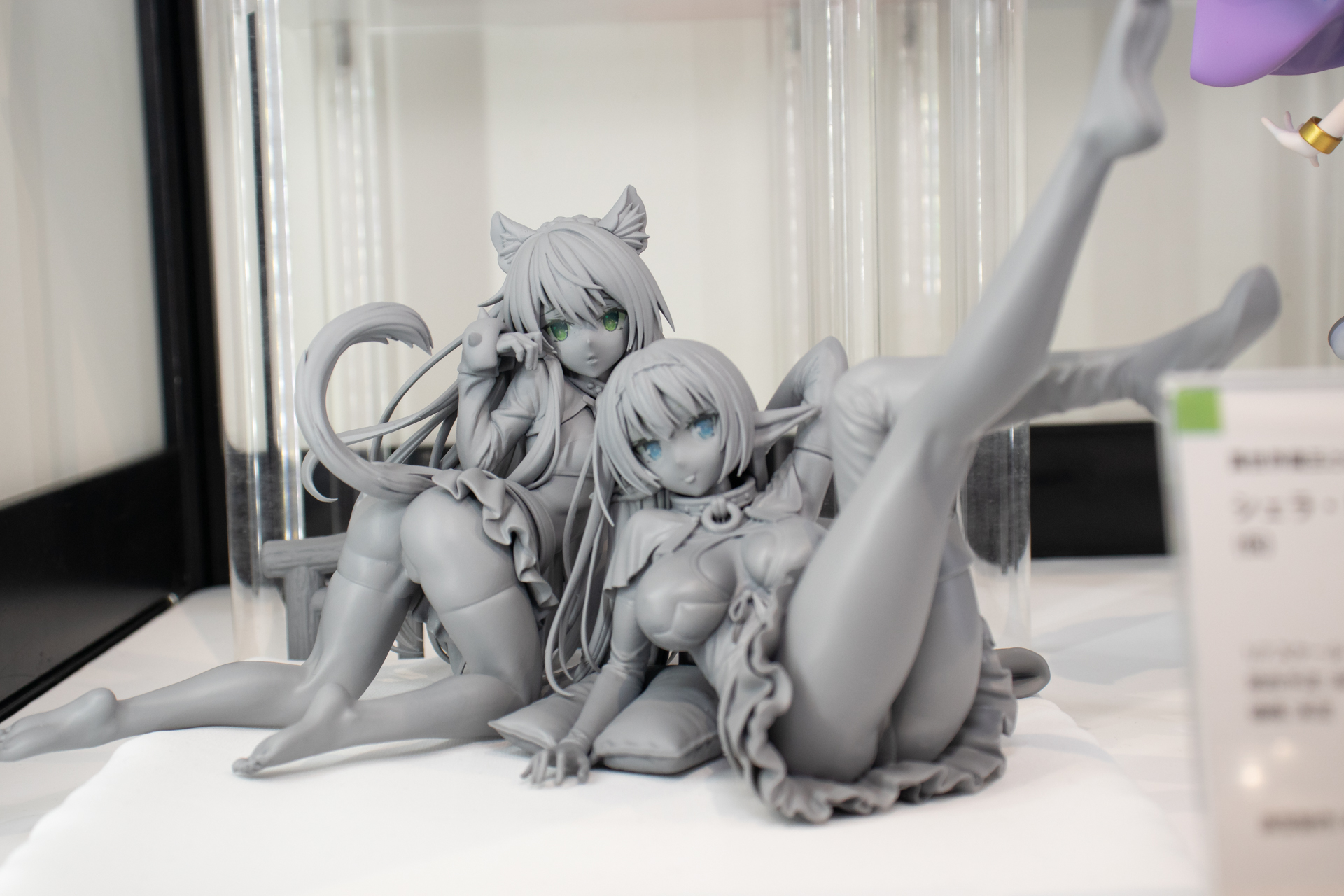 アニメ「異世界魔王と召喚少女の奴隷魔術Ω」より、レム・ガレウ(左)と、シェラ・L・グリーンウッド