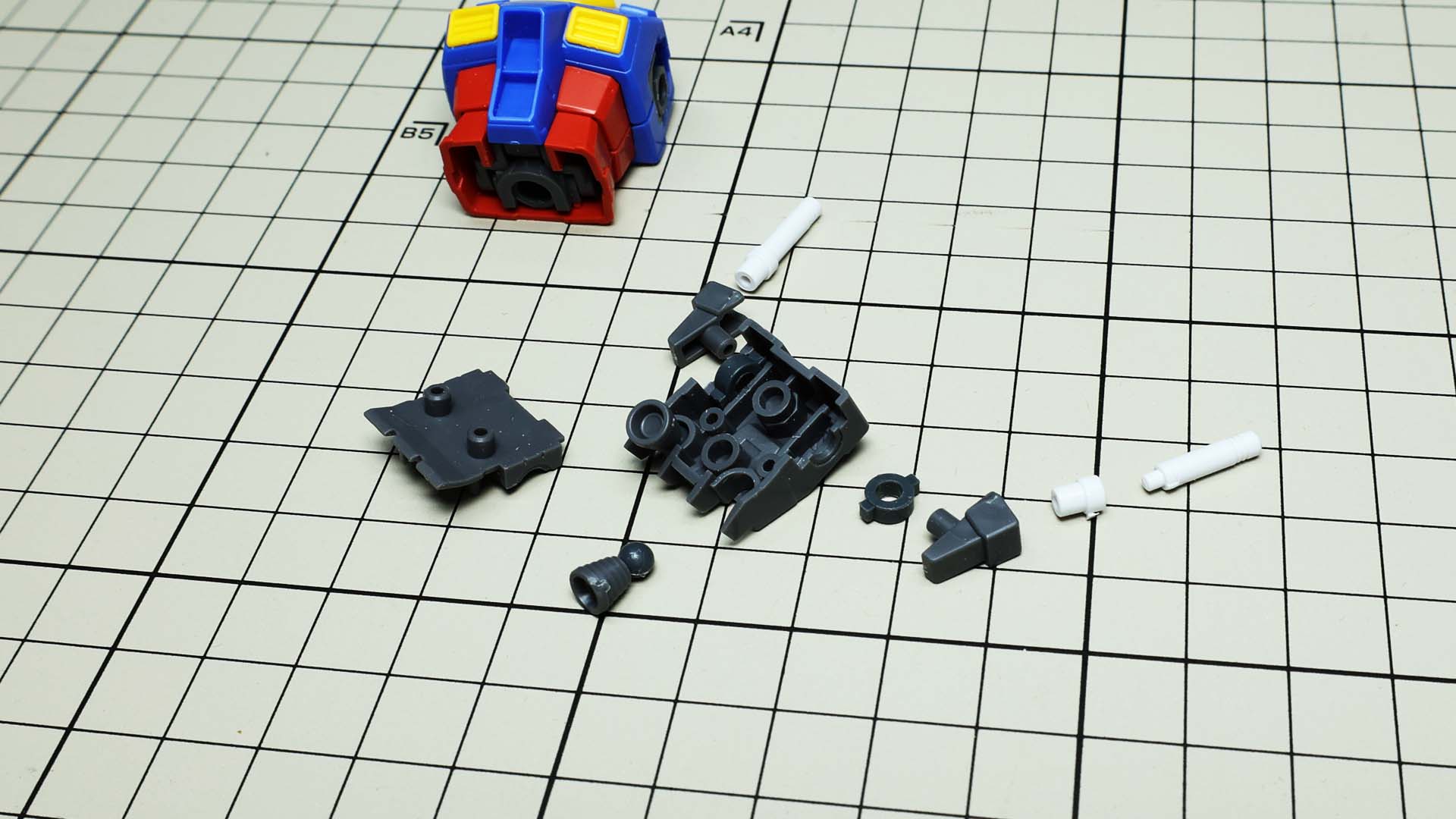 ランドセルはノズルがポリキャップでのボールジョイント関節です