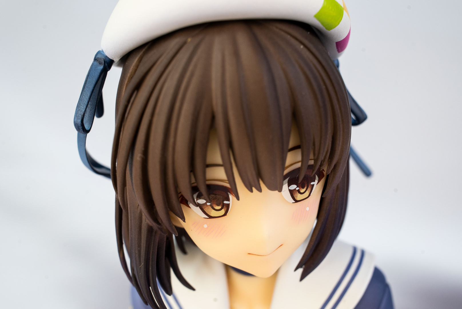 上から見ると、髪が複雑に重なっているのがわかる