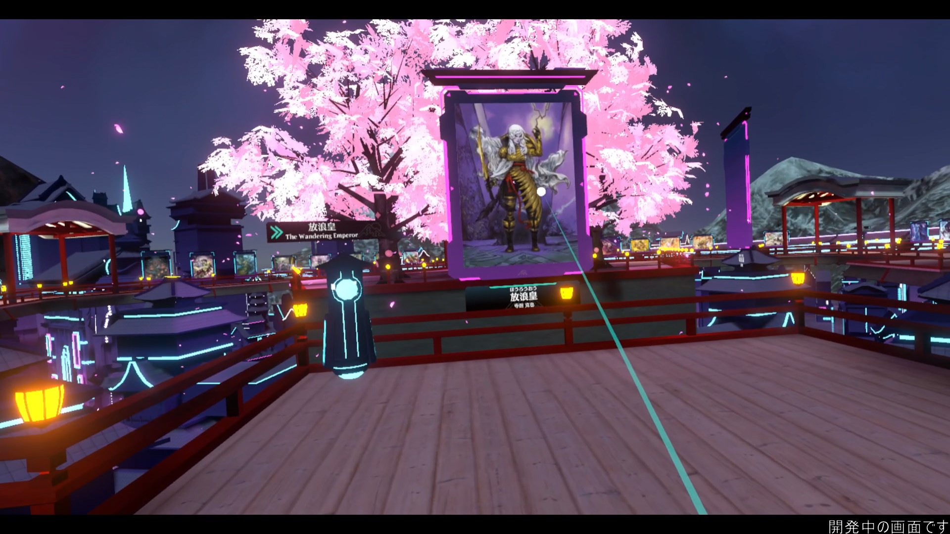 エリアC「伝統」では、プレインズウォーカーのイラストを鑑賞できる