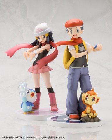 ポケットモンスター ダイヤモンド パール フィギュア ポケモン ダイヤモンド・パール」のコウキとヒコザルがセットで