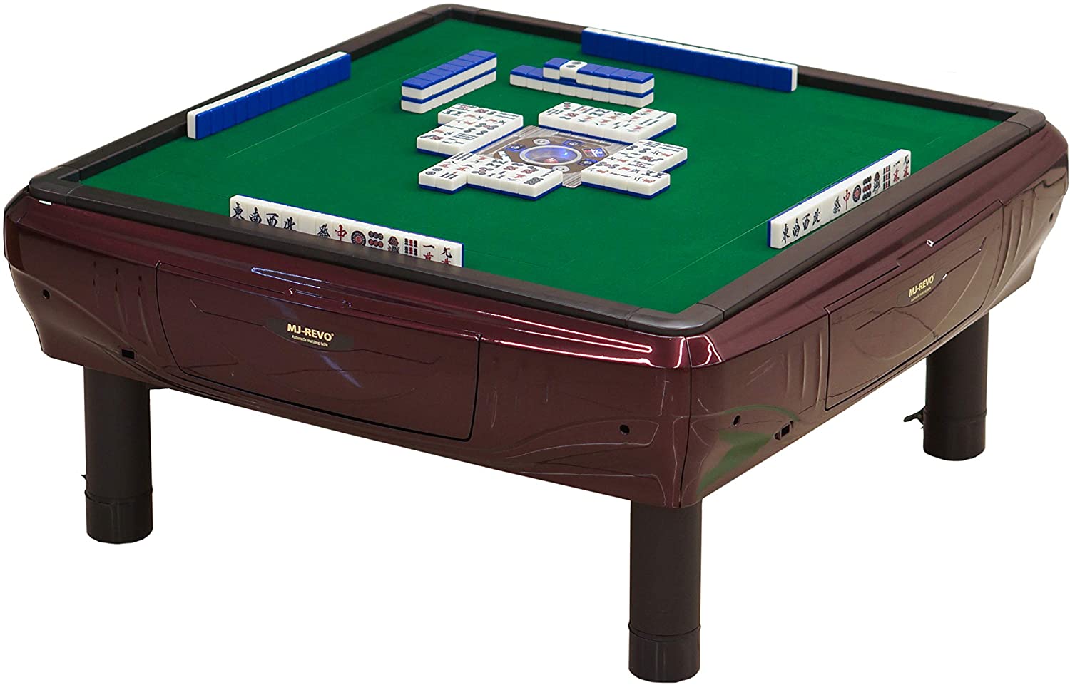 全自動麻雀卓 MJ-REVO Pro 28ミリ牌 静音タイプ 座卓 シャインレッド