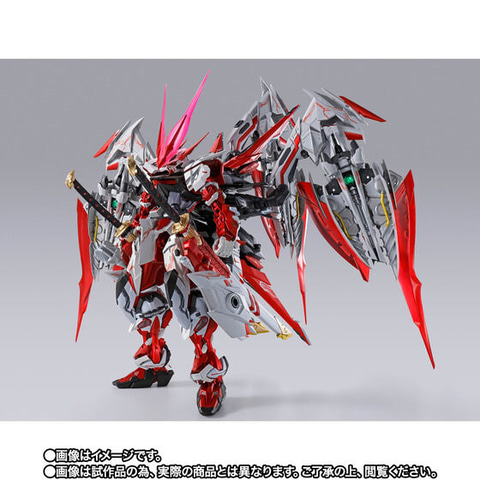 BANDAI - パーツ完備 (L BUILD)ガンダム アストレイ レッドドラゴニクス 圧倒的な情報量に、素体も改良！ 「METAL BUILD ガンダム