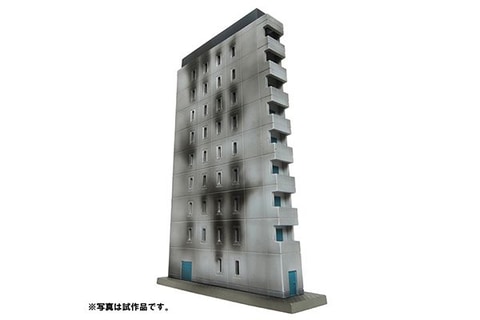 【送料込み・即日発送】ジオラマ 1/12サイズ ニューヨーク 崩壊 1:144 1:100 nゲージバトル破損したaeon建物破壊家バトル