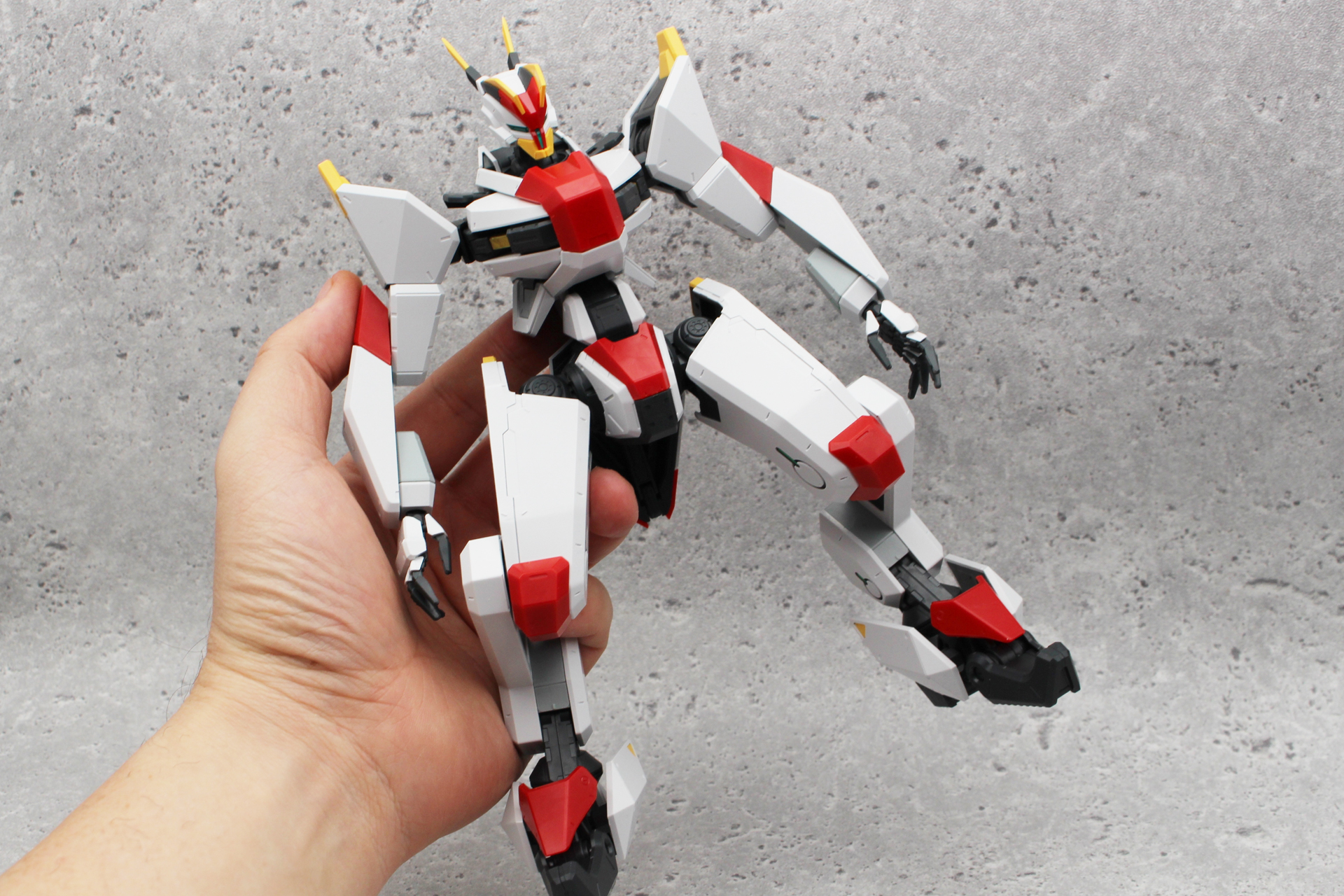 手に持ってみるとこのような感じに。ボリュームたっぷりだ