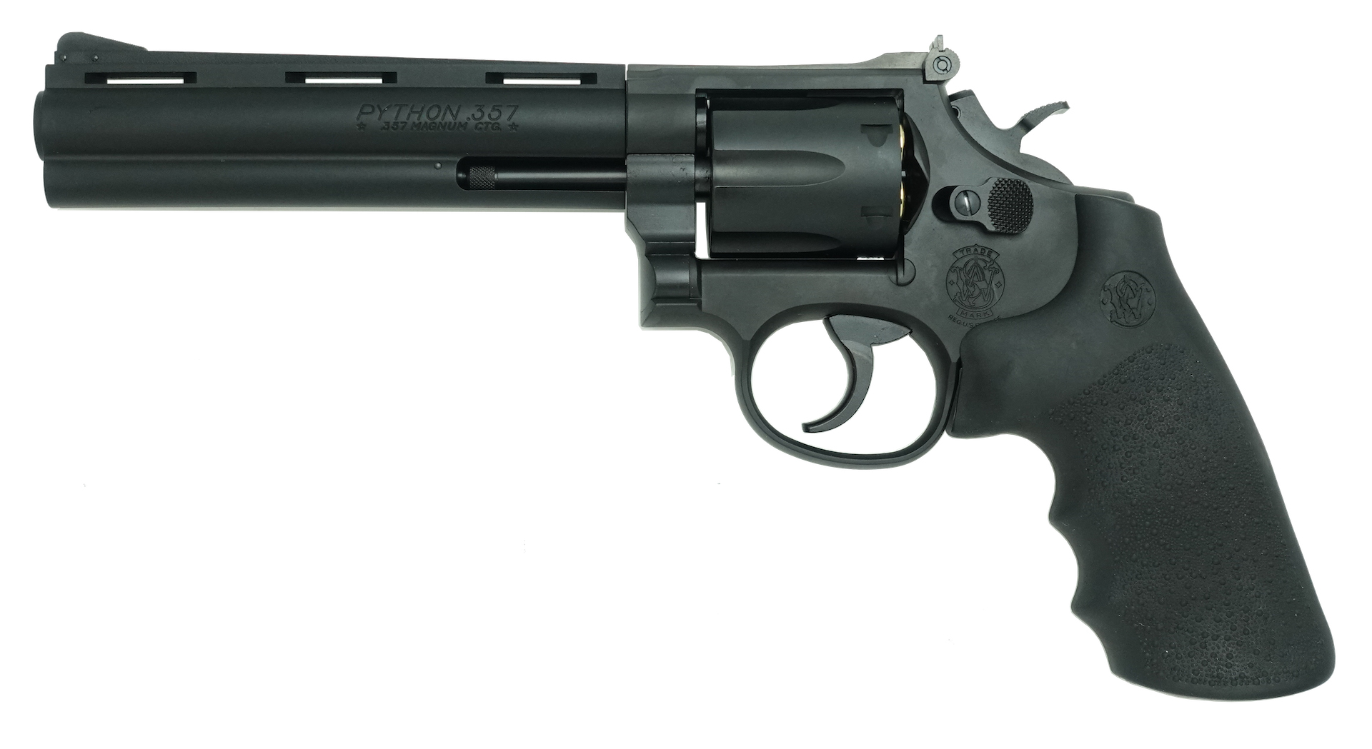 こちらが2月15日に発売された「Smolt Revolver 6inch HW Ver.3」。価格は4インチと同じ28,380円（税込）で、銃身の長さが異なる