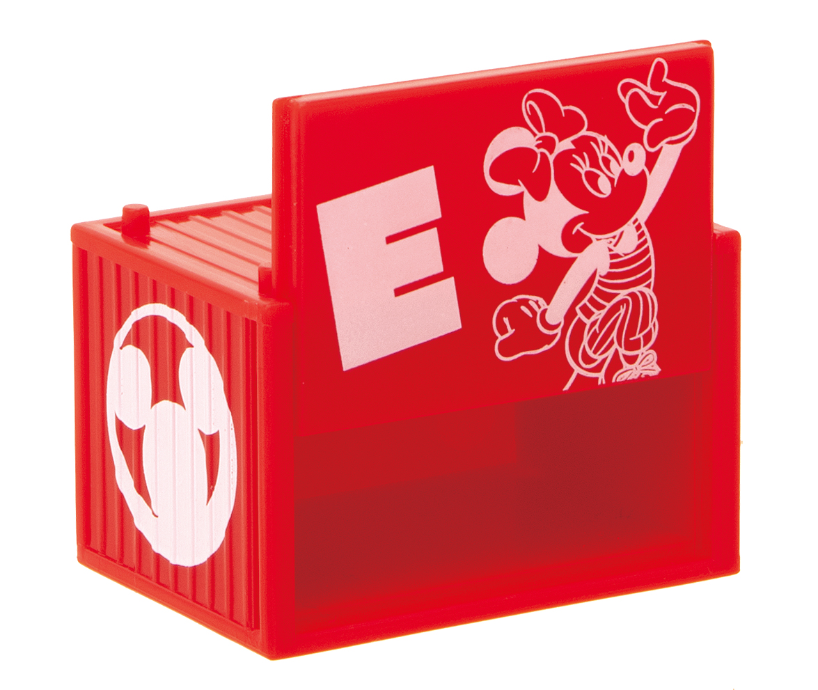 コンテナは開閉ギミック付き