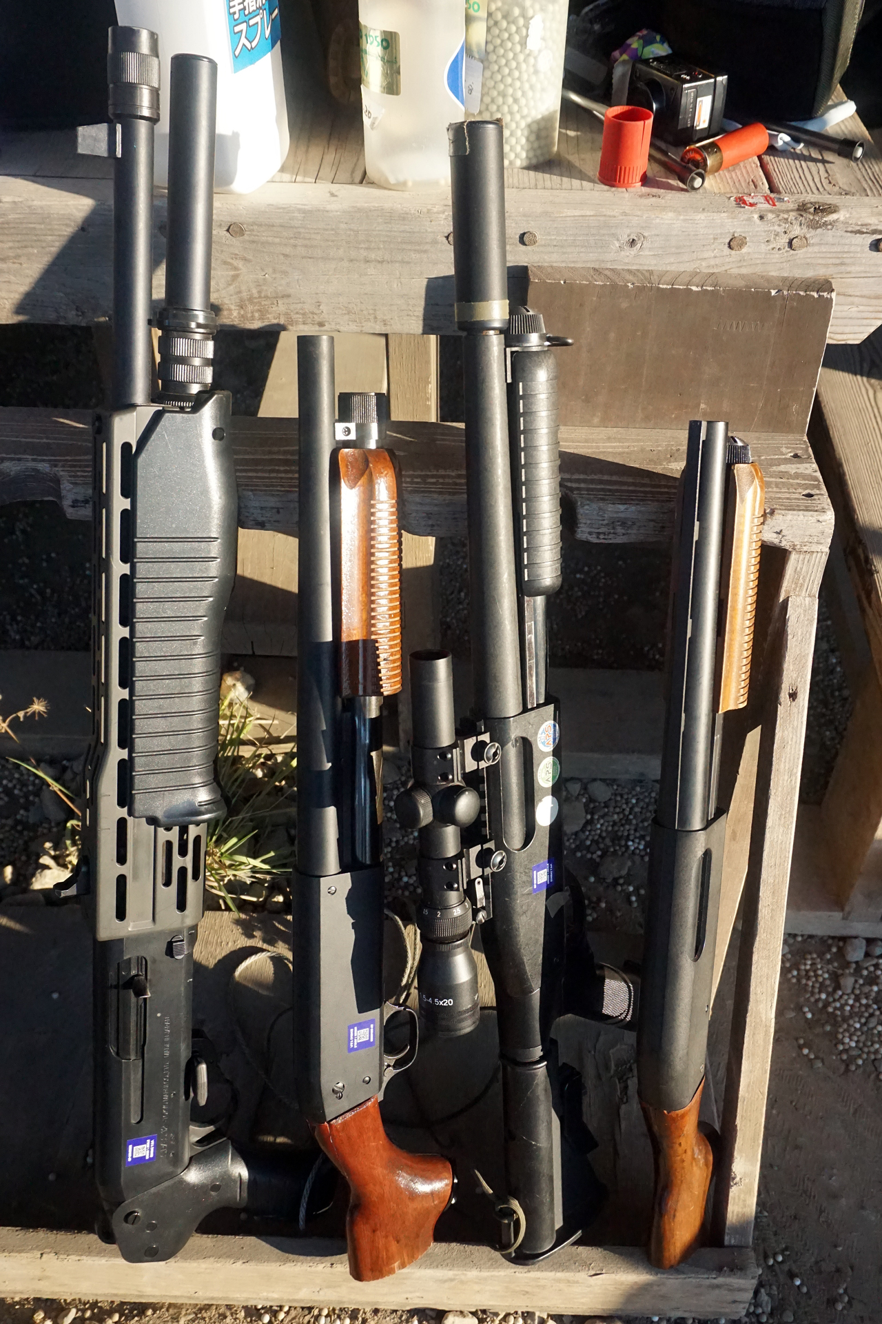 3種類をフィールドに持ち込んで撃ち比べてみたのは初めてだった