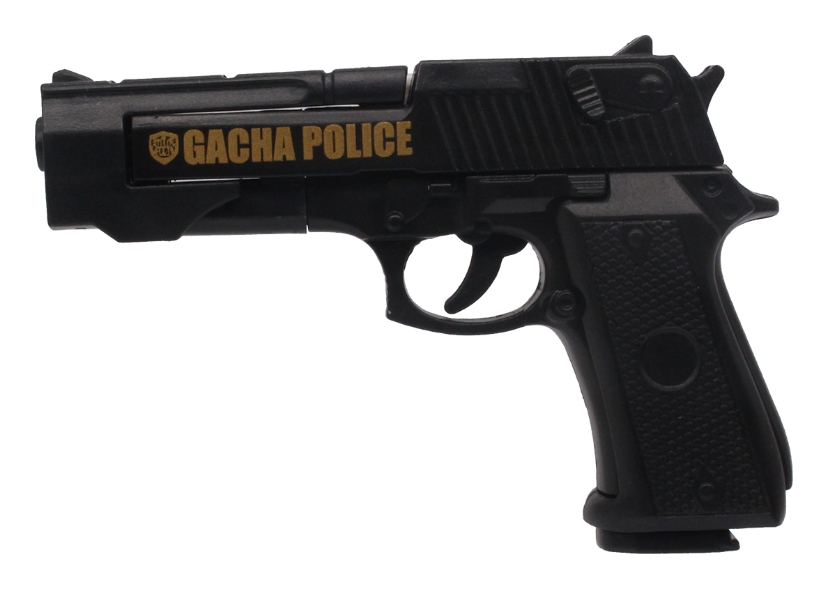 撃つことができるギミック付き。サイズは約75mm