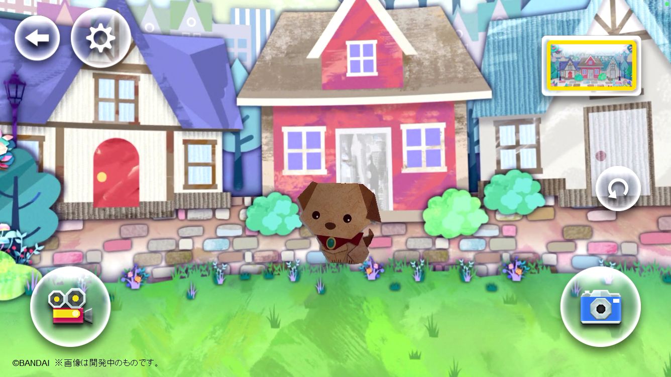 ビデオアイコンとカメラアイコンをタップすれば、お気に入りの写真や動画をSNSで友達にシェアしたり、スマートフォンに保存できる