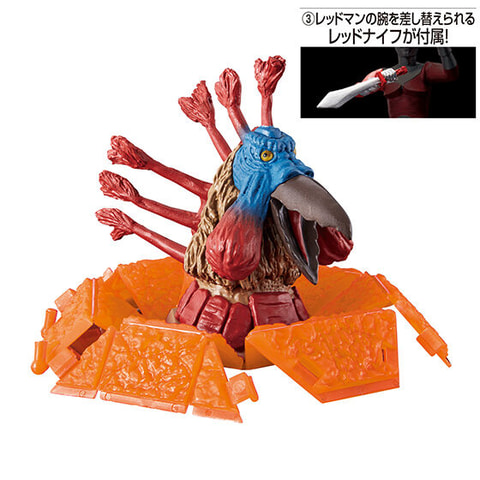 大怪獣シリーズ　ウルトラマン　リアルマスターコレクション　レッドマン 大怪獣シリーズウルトラマンリアルマスターコレクションレッドマン