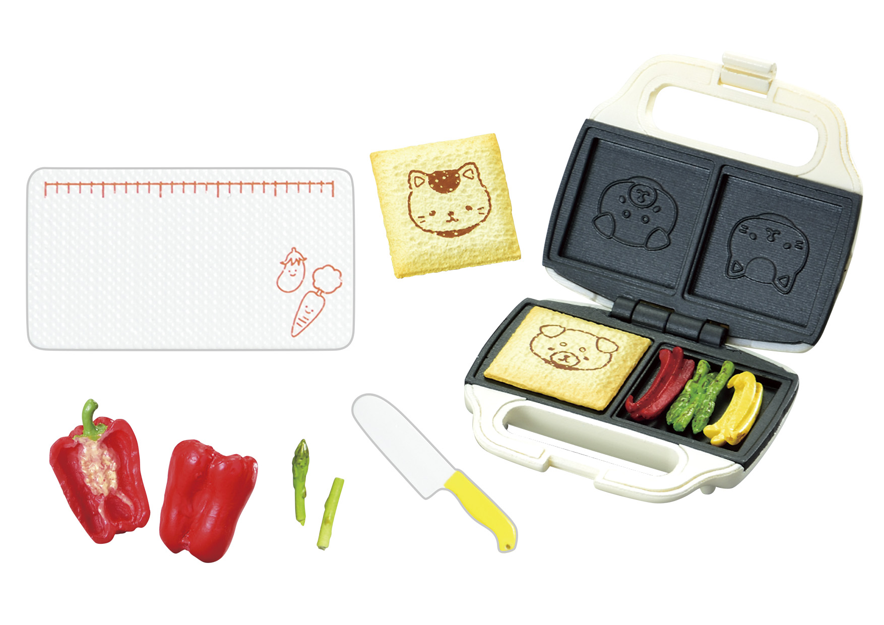 「野菜も切れるしパンも焼けるよ！」