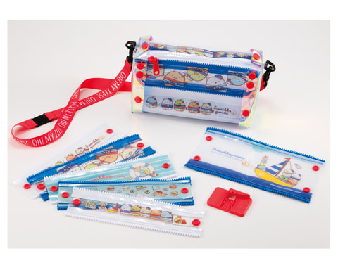 すみっコぐらしOh! My Zips! ボディバッグセット/フラットポーチセット