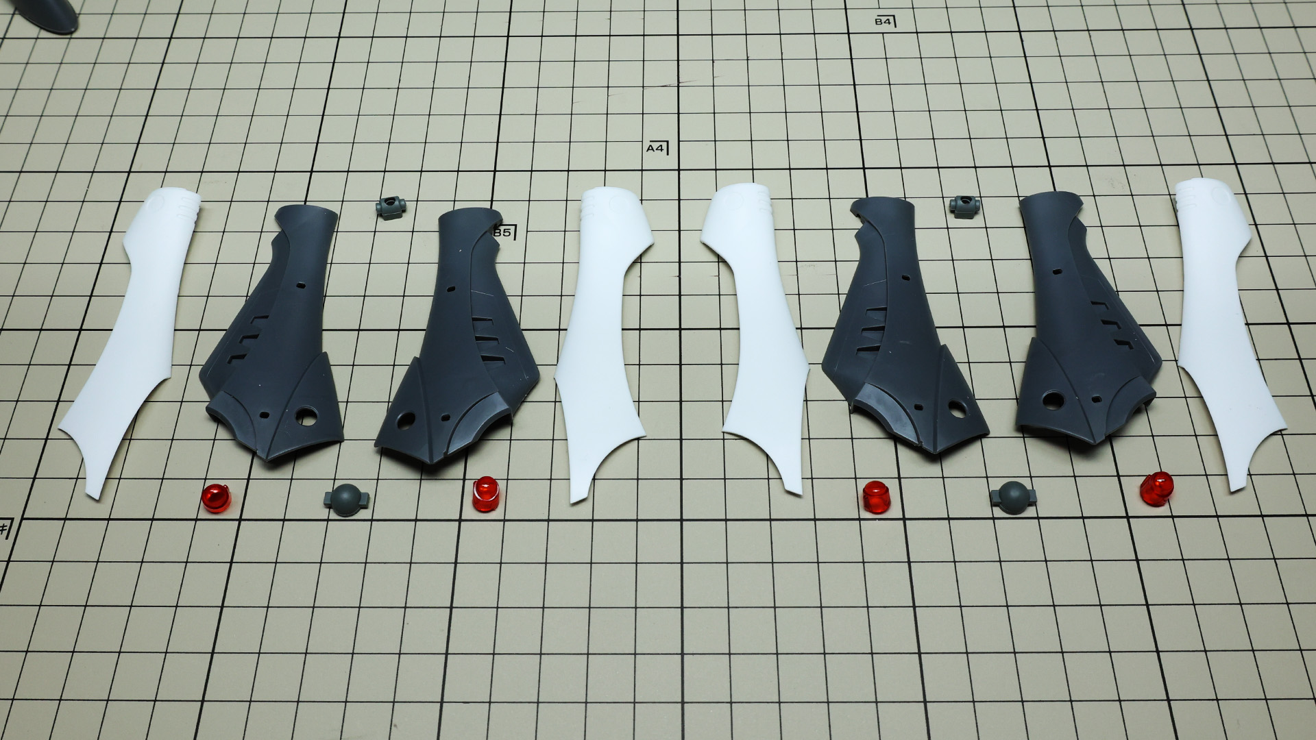 カラーごとのパーツ割りで設定を再現します