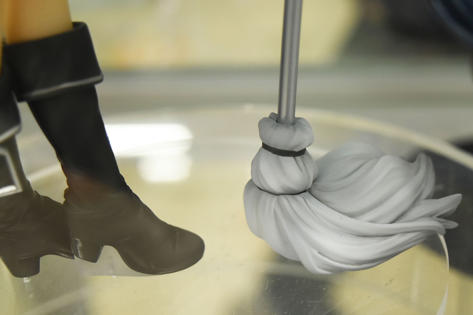 塗装により、モップの使い込まれ具合も良く出ている