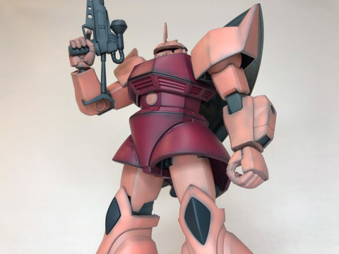 特別企画】ガンプラ「HGUC 1/144 シャア専用ゲルググ」を黒立ち上げで