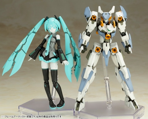 フレームアームズ」と「初音ミク」がコラボ。プラモデル「フレーム