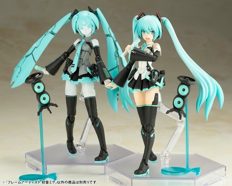 フレームアームズ」と「初音ミク」がコラボ。プラモデル「フレーム