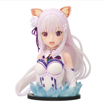 ラストワン賞：エミリアアートスケールフィギュア（ラストワンver.)