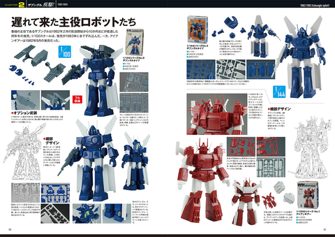80年代ロボットアニメの模型を特集したムック「キャラクター